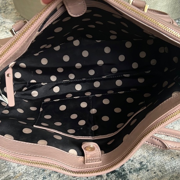 Kate Spade Tote with Laptop/Tablet Sleeve Patent Leather Perfect for Spring! - Picture 6 of 11